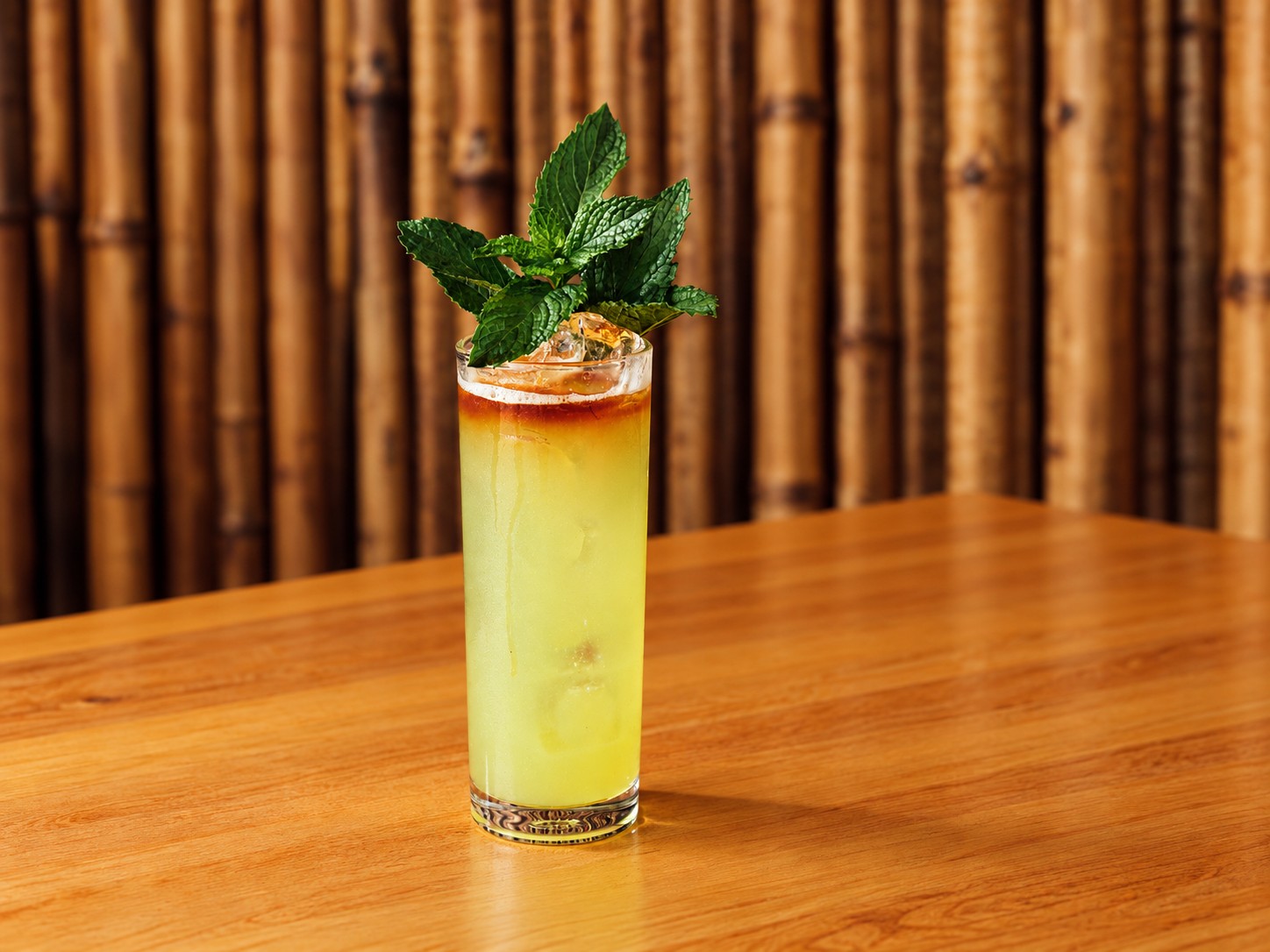 HaiSous cocktail with fresh mint and citrus
