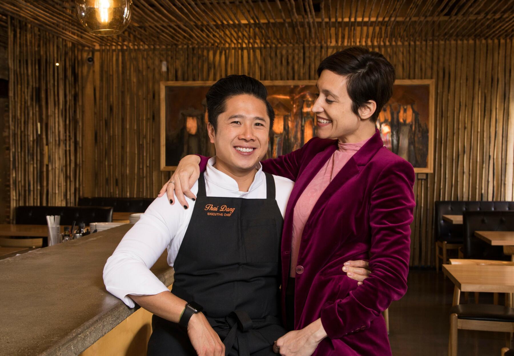 Thai and Danielle Dang together at HaiSous